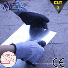 NMSAFETY Cut Level 5 Messer Handschuh PU weich beschichtet